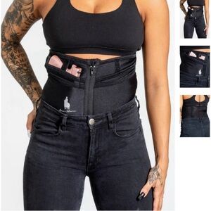 LITE Concealed Carry Corset- Black
